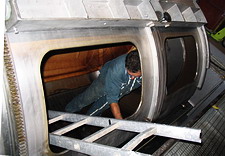  fin vendanges - démontage des drains pressoir - champagne